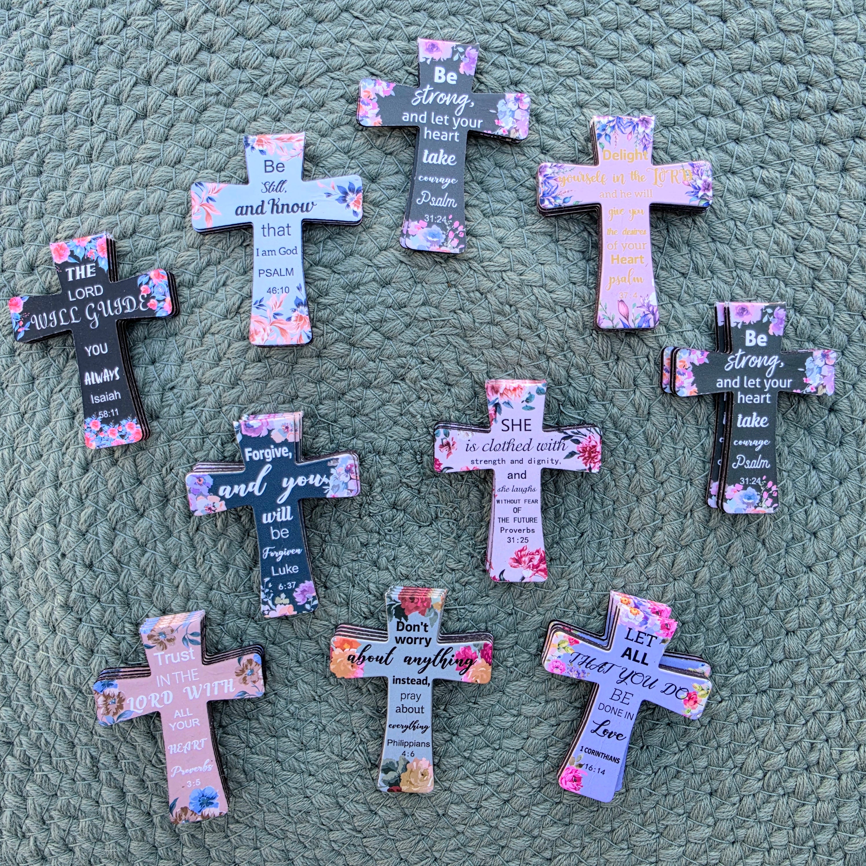 Magnetic Cross Bookmark Set (3 assorted in a set)