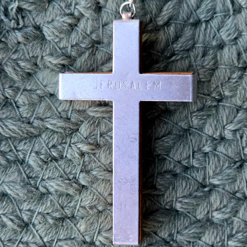 Olive Wood Rosary with Holy Land Jerusalem Soil