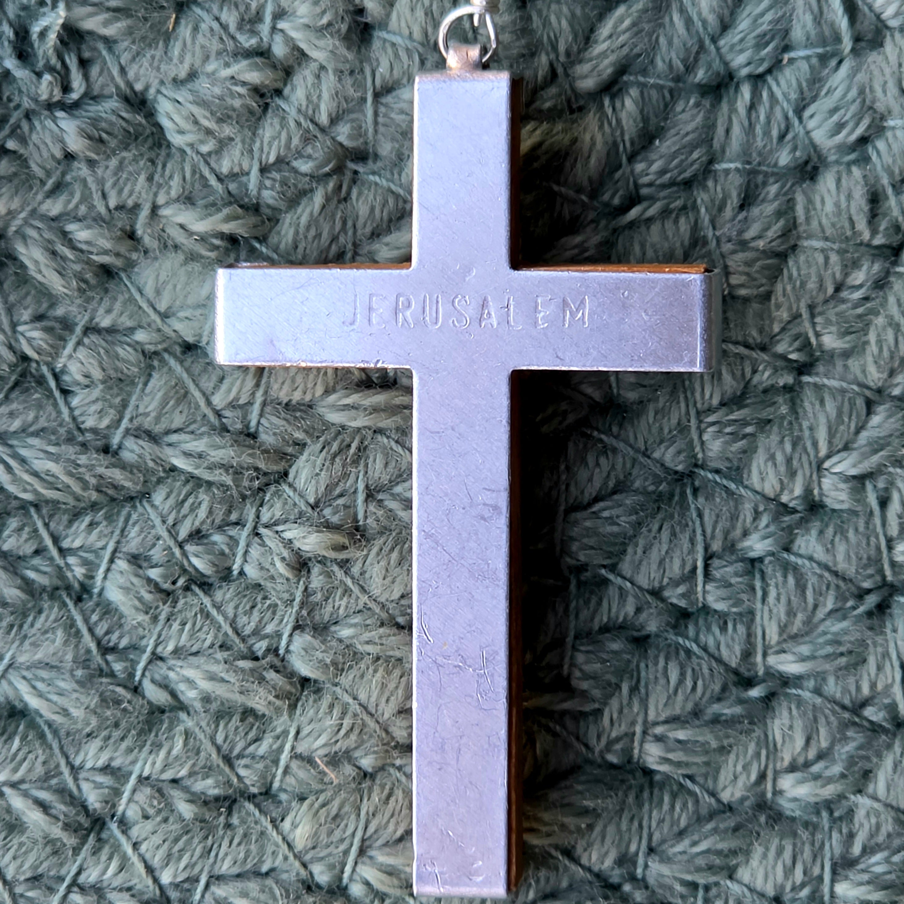 Olive Wood Rosary with Holy Land Jerusalem Soil